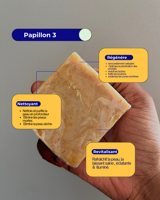 Savon Curcuma & miel Anti - taches